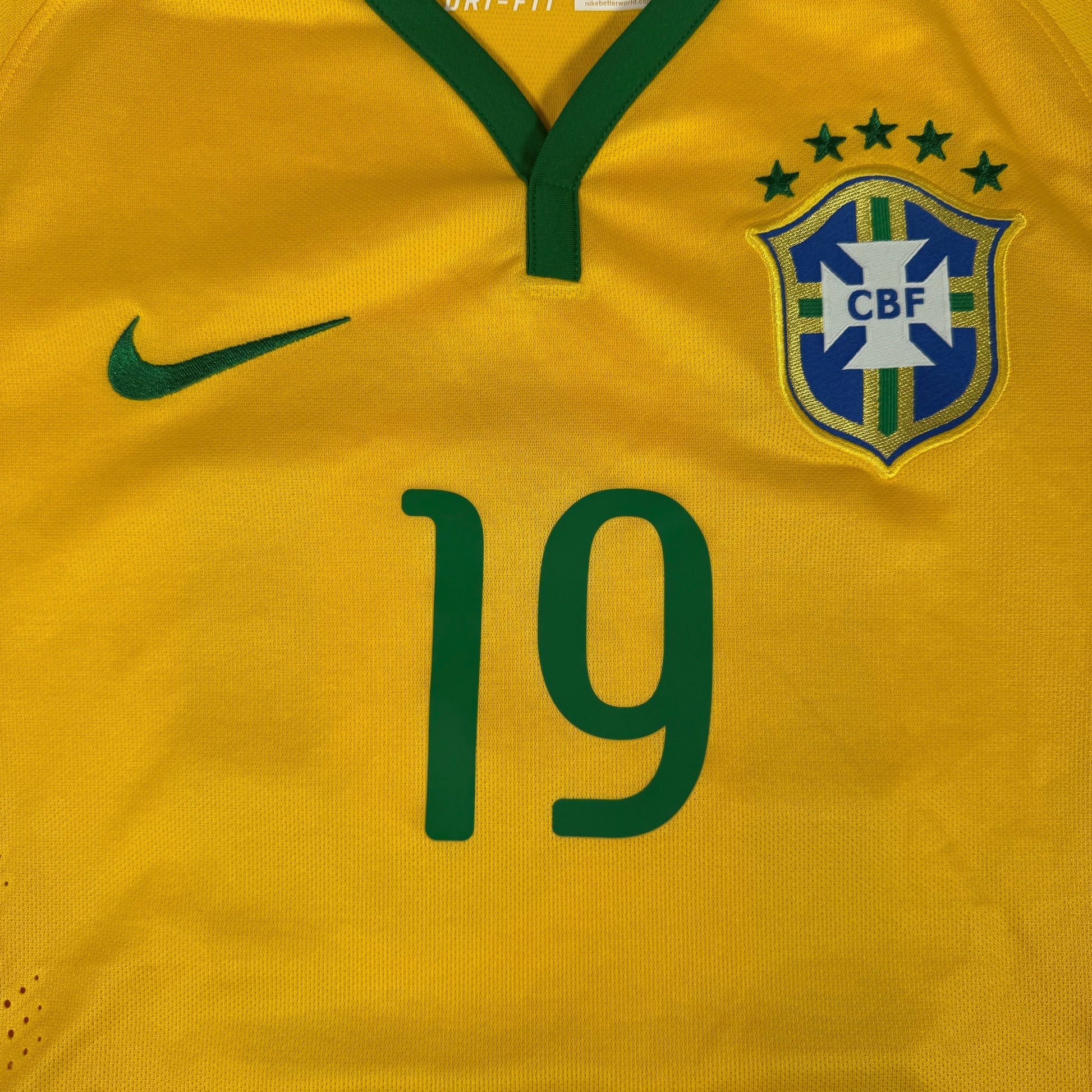 19 Brazil 2014/2015 Home Player Spec Football Shirt Large – Football Shirt Kingdom