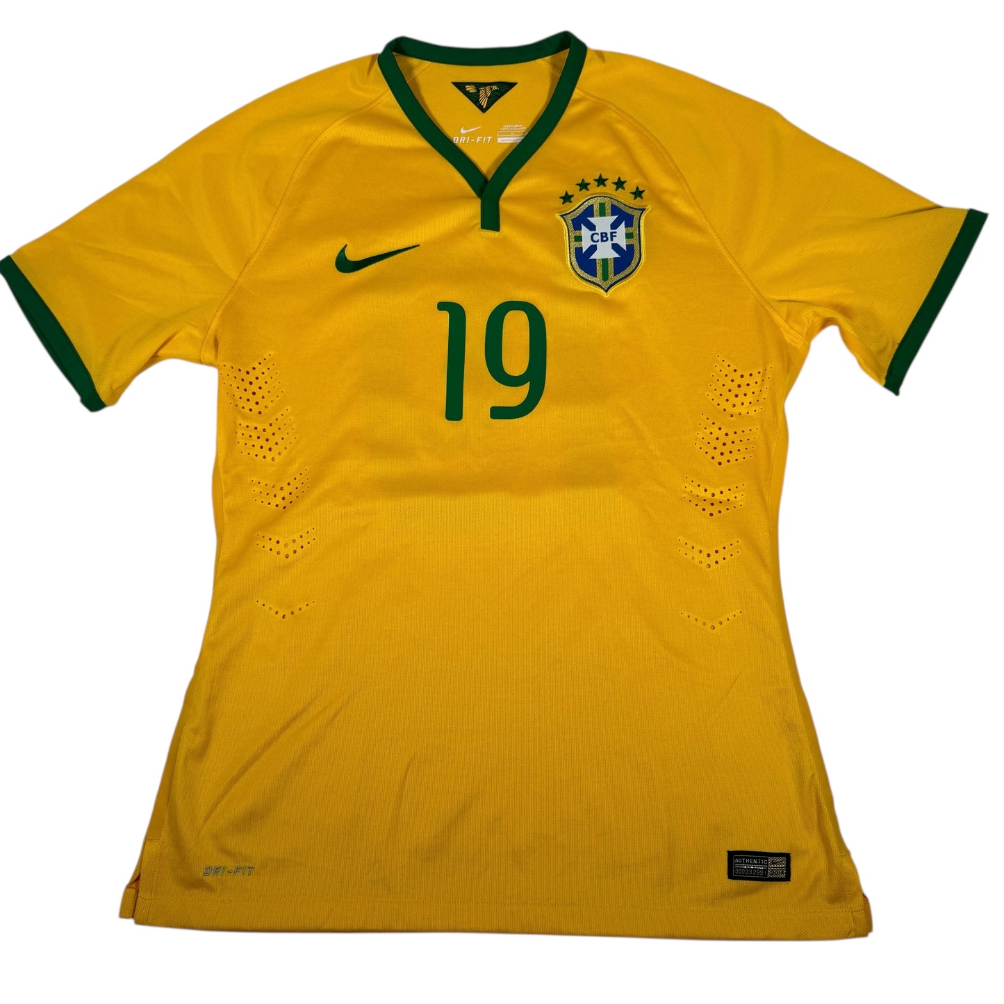 19 Brazil 2014/2015 Home Player Spec Football Shirt Large – Football Shirt Kingdom