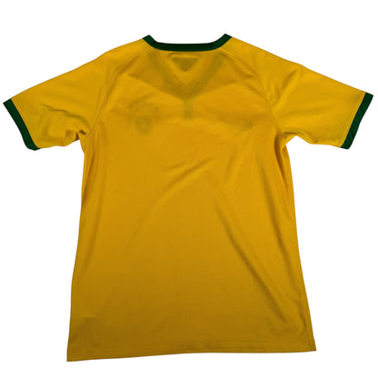 Brazil 2014/2015/2016 Home Football Shirt Childs Large — full back view