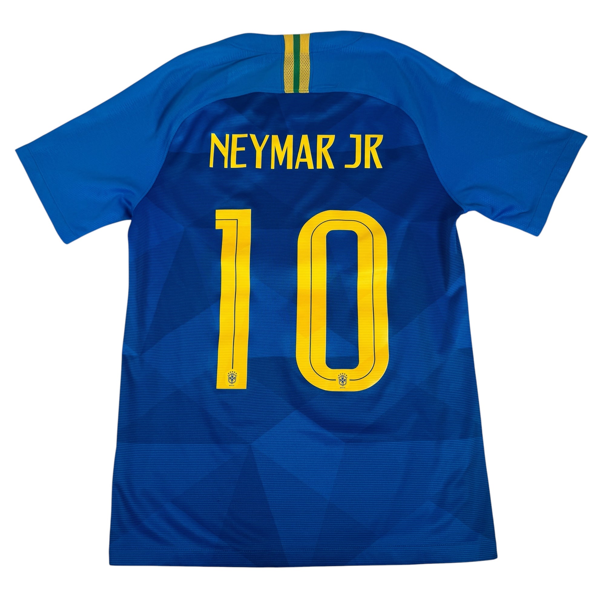 NEYMAR JR 10 Brazil 2018/2019 Away Football Shirt Small – Football Shirt Kingdom