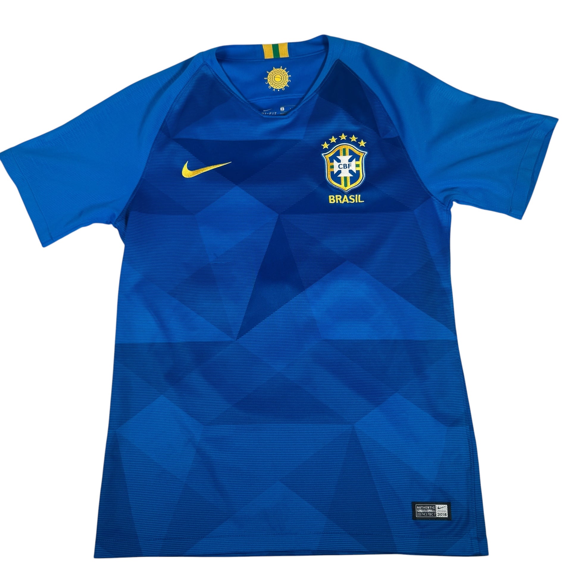 NEYMAR JR 10 Brazil 2018/2019 Away Football Shirt Small – Football Shirt Kingdom