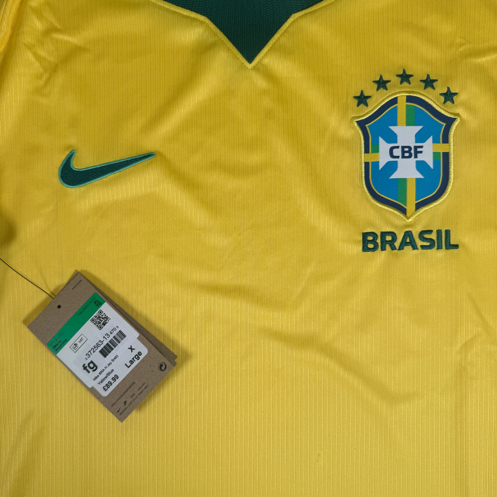 Brazil 2026/2027 Home Football Shirt XL BNWT – Football Shirt Kingdom