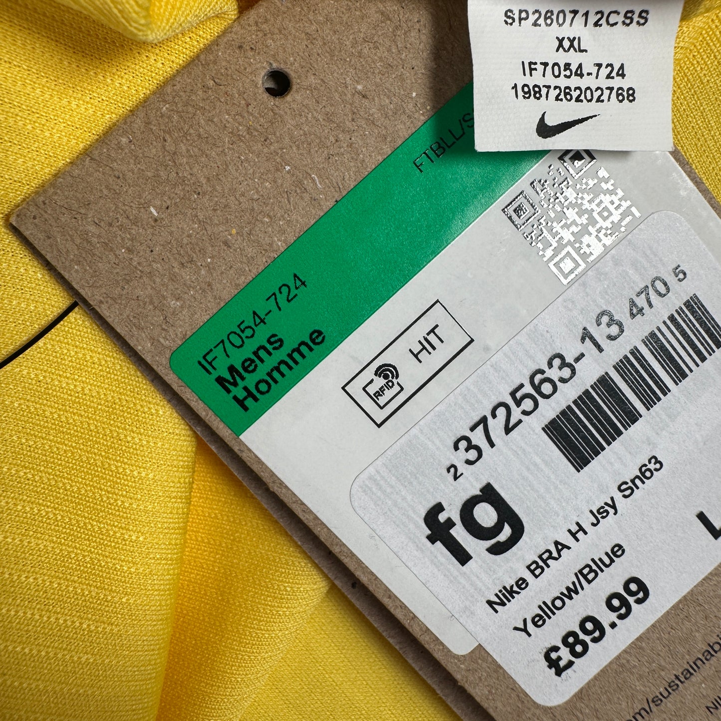Brazil 2026/2027 Home Football Shirt XL BNWT – Football Shirt Kingdom