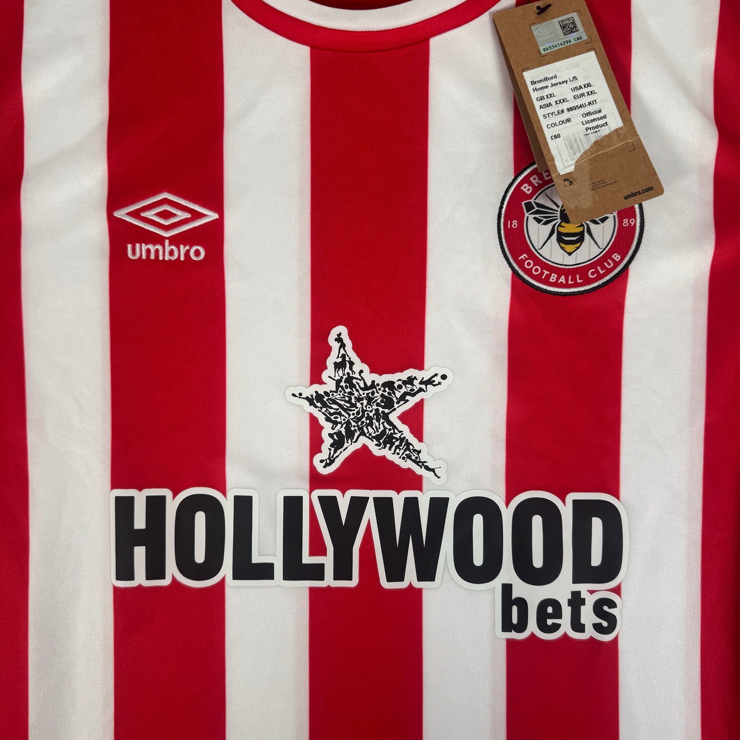 Brentford 2021/2022/2023 Home Football Shirt 2XL – Football Shirt Kingdom