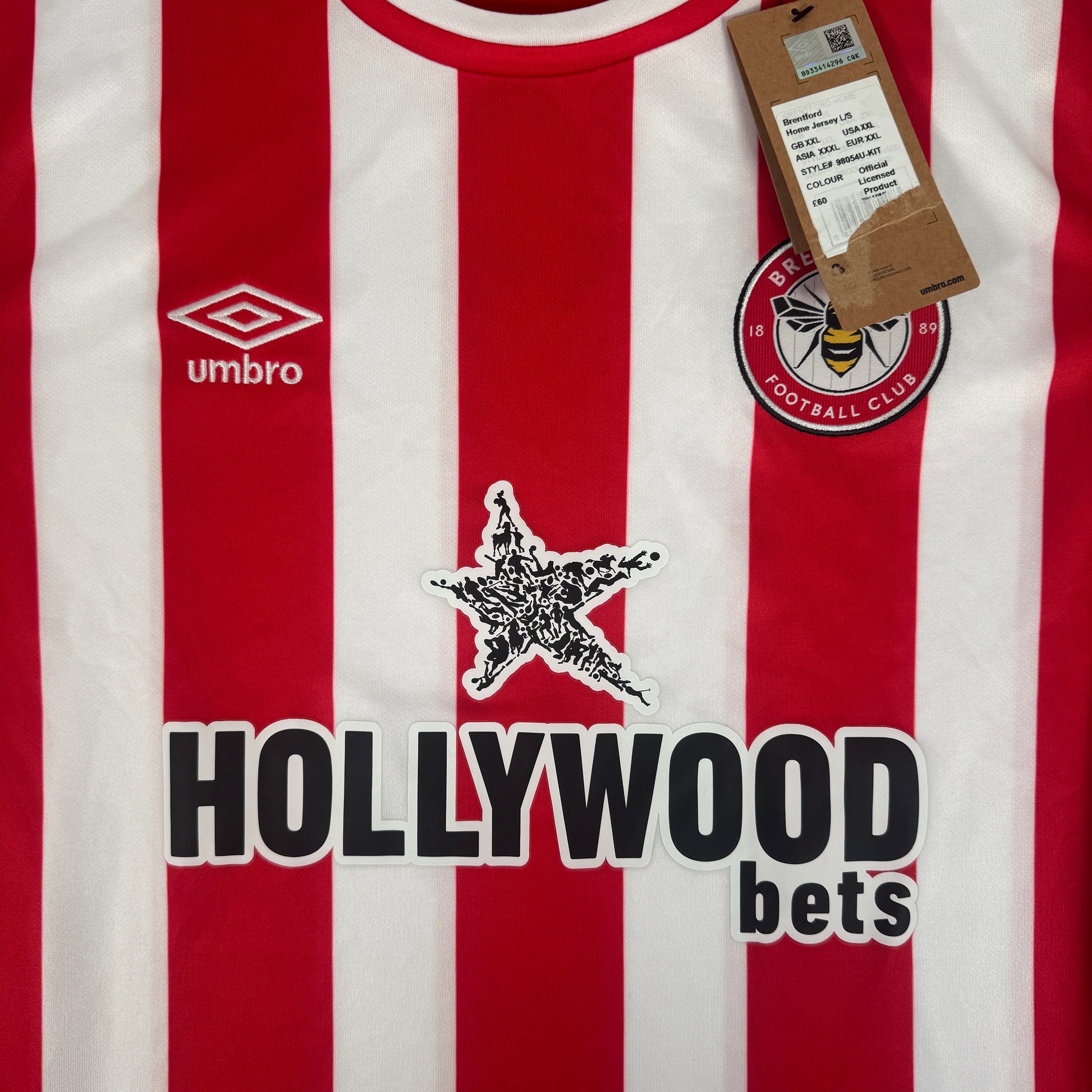 Brentford 2021/2022/2023 Home Football Shirt 2XL – Football Shirt Kingdom