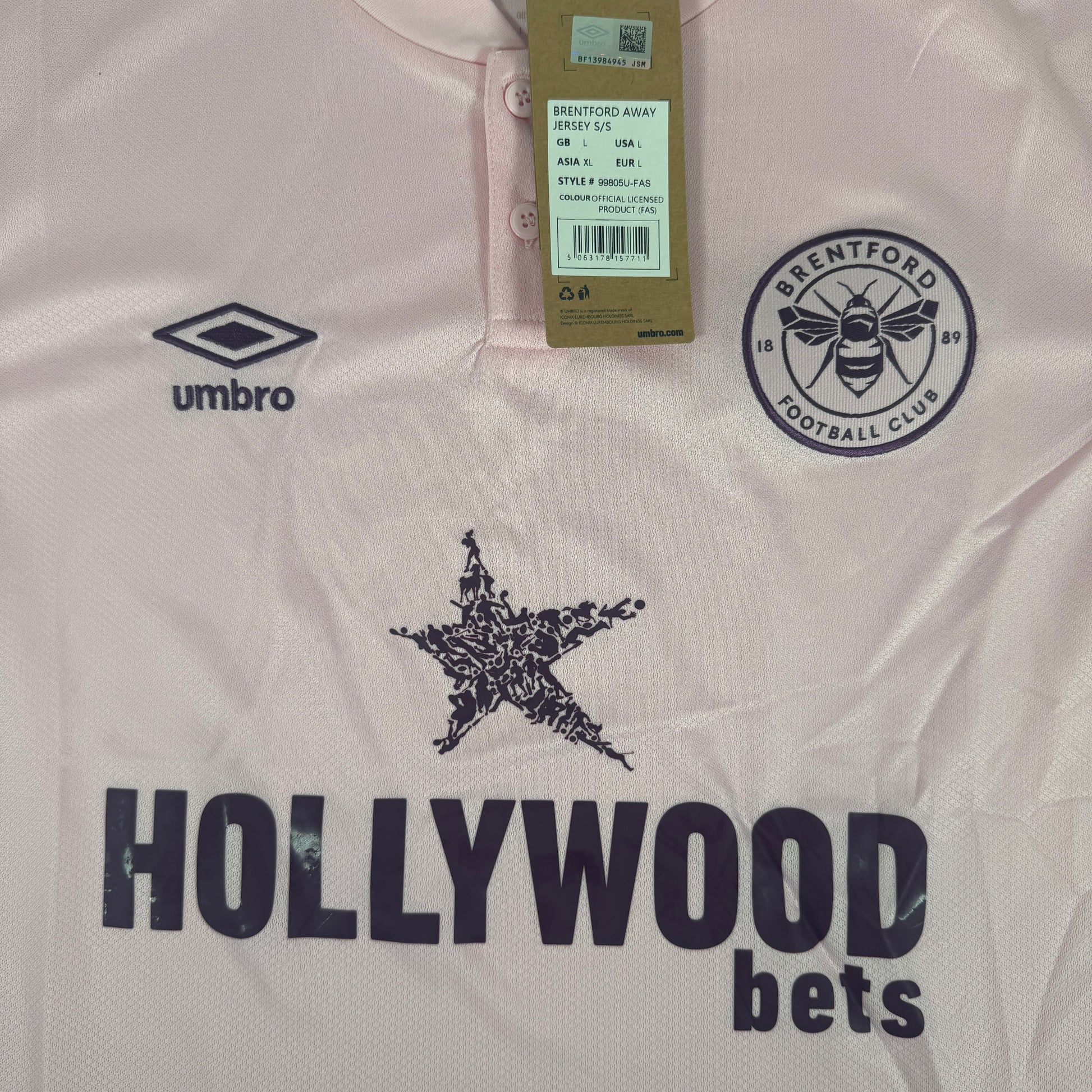 Brentford 2024/2025 Away Football Shirt Large BNWT – Football Shirt Kingdom