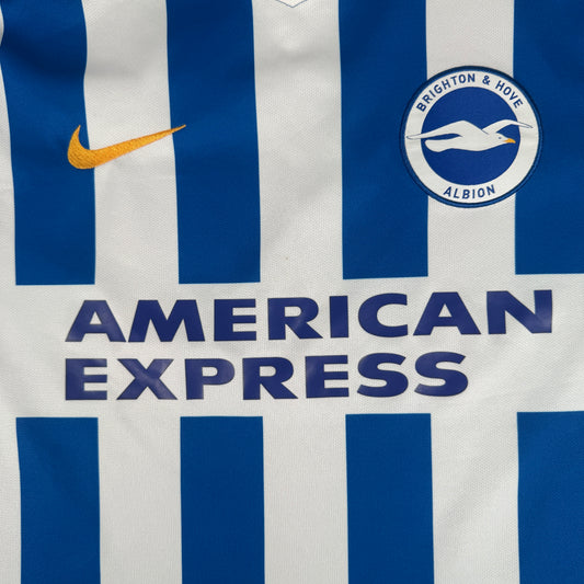 Brighton & Hove Albion 2017/2018 Home Football Shirt XL – Football Shirt Kingdom