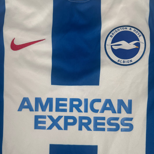 Brighton & Hove Albion 2018/2019 Home Football Shirt Medium – Football Shirt Kingdom