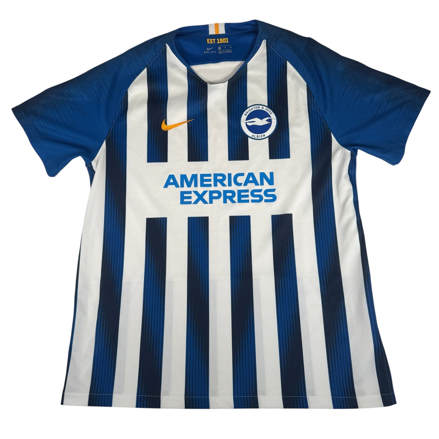 Brighton & Hove Albion 2019/2020 Home Football Shirt XL – Football Shirt Kingdom
