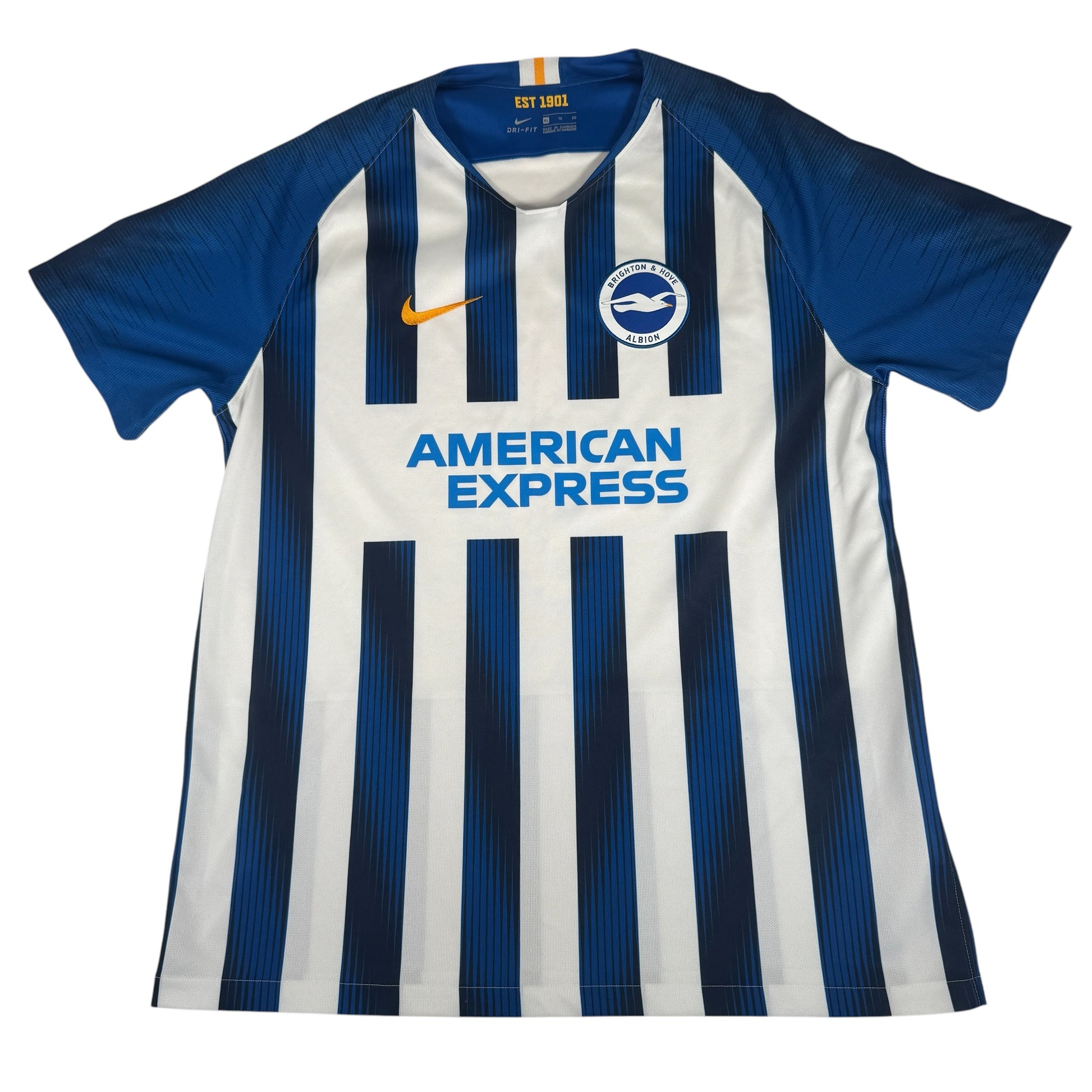 Brighton & Hove Albion 2019/2020 Home Football Shirt XL – Football Shirt Kingdom