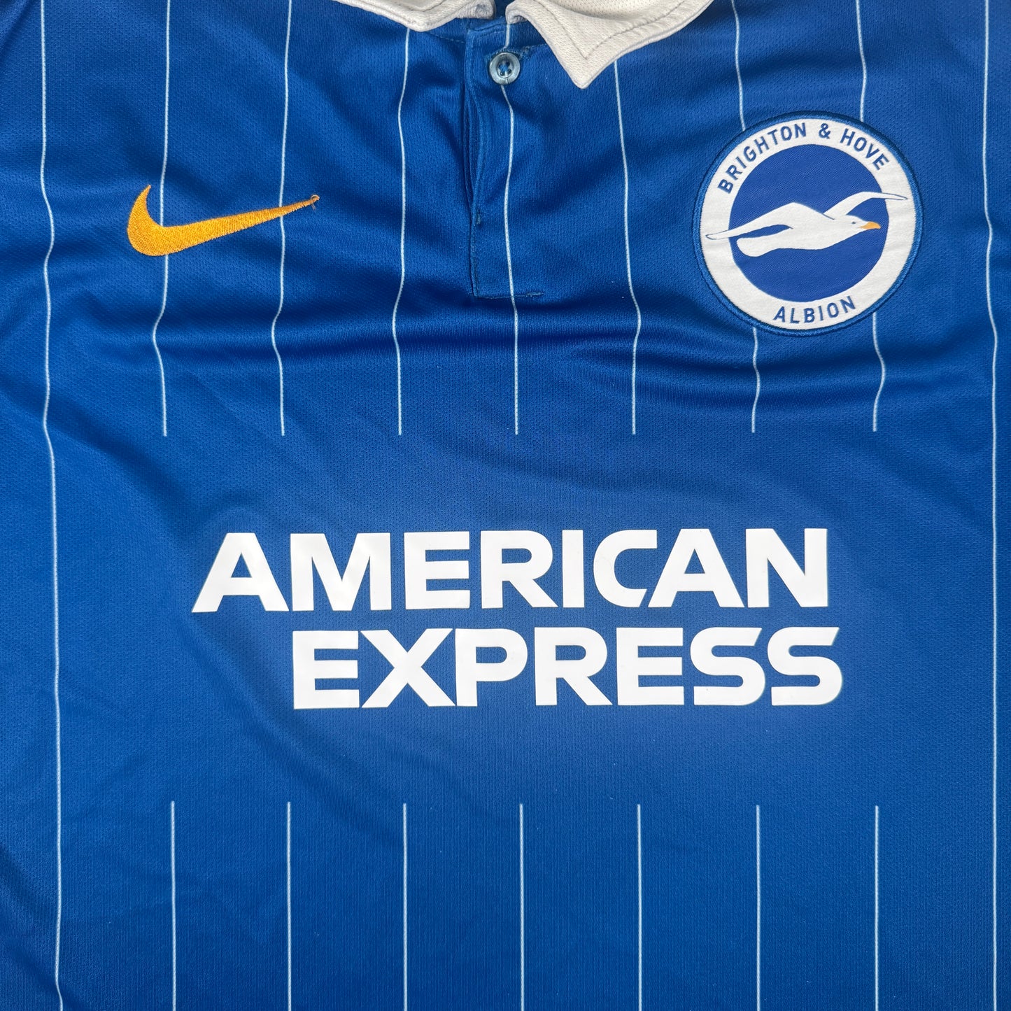 Brighton & Hove Albion 2020/2021 Home Football Shirt Large – Football Shirt Kingdom