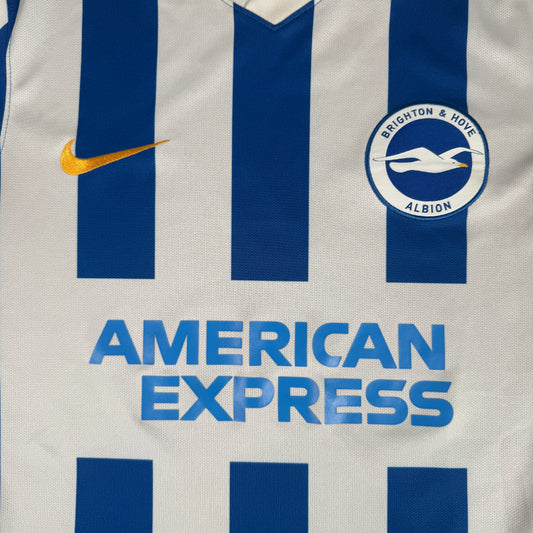Brighton & Hove Albion 2021/2022 Home Football Shirt Small – Football Shirt Kingdom