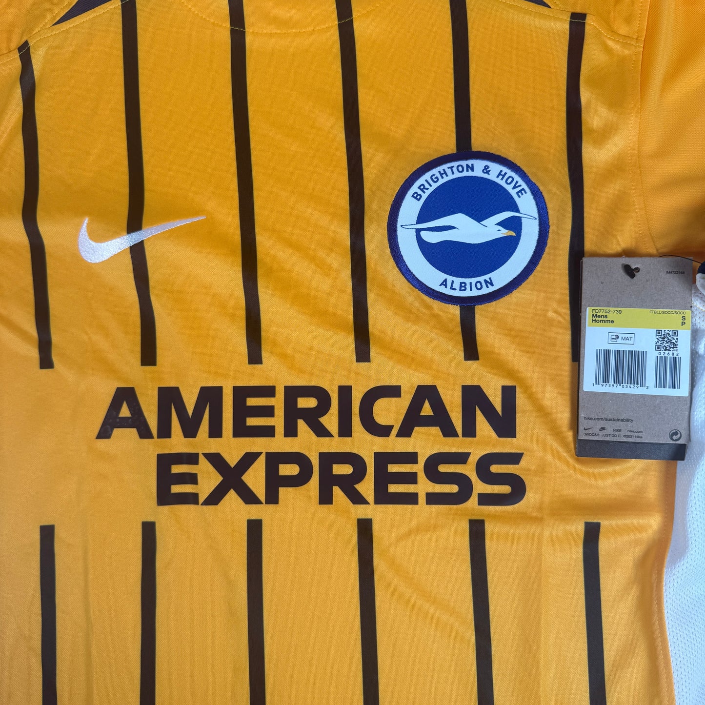 Brighton & Hove Albion 2024/2025 Away Football Shirt Small BNWT – Football Shirt Kingdom