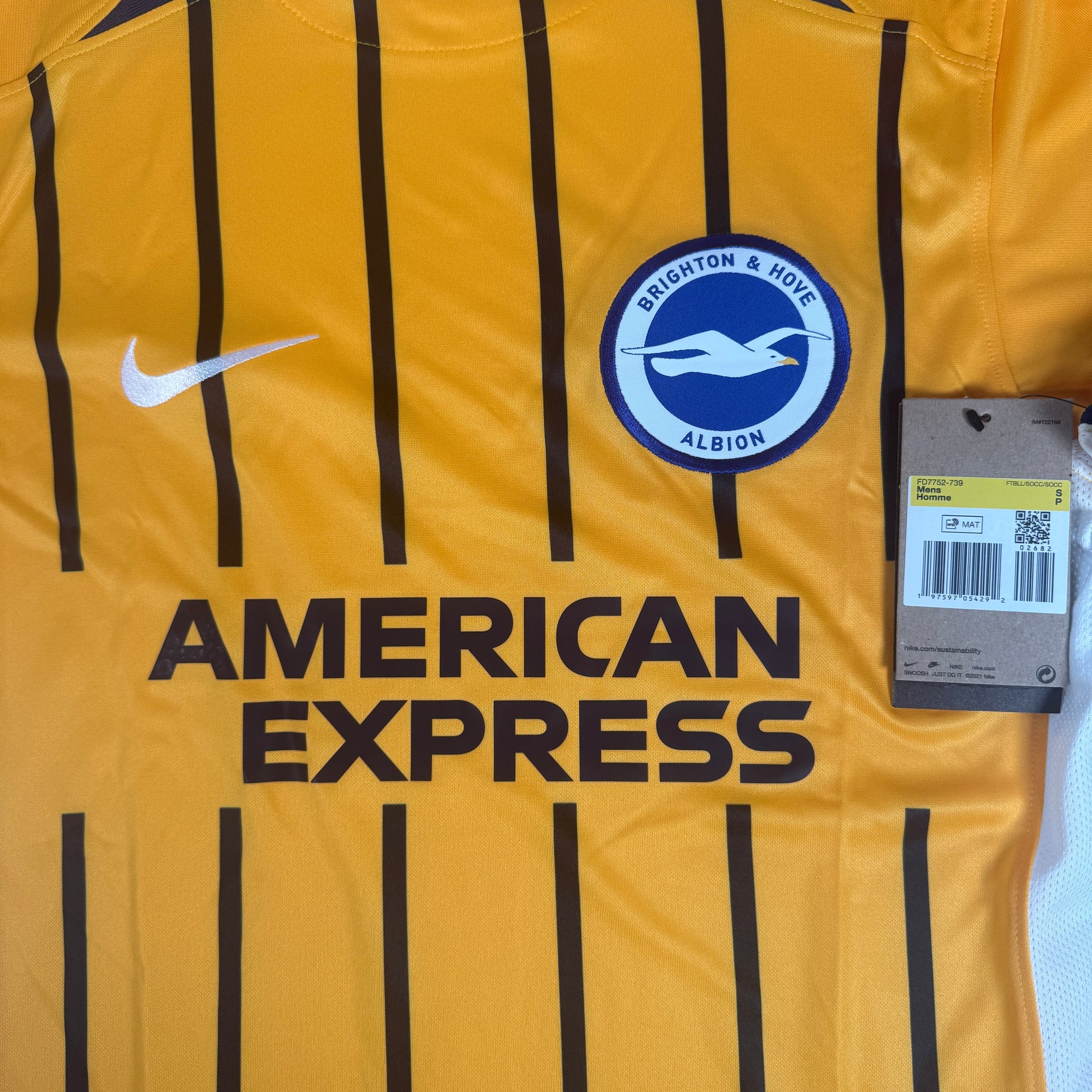 Brighton & Hove Albion 2024/2025 Away Football Shirt Small BNWT – Football Shirt Kingdom