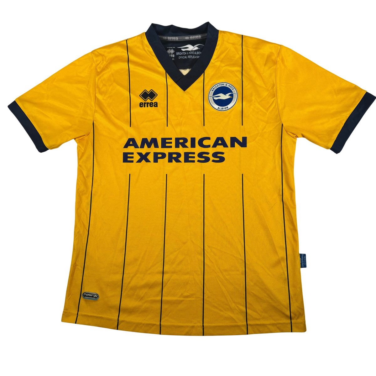 Front of Brighton & Hove Albion 2013/2014 away football shirt, size Medium