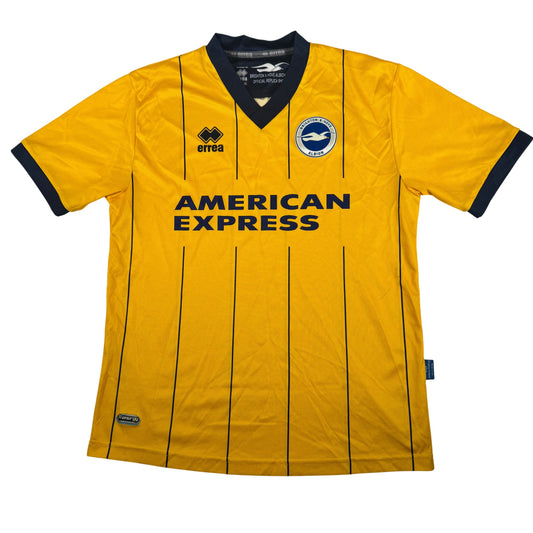 Front of Brighton & Hove Albion 2013/2014 away football shirt, size Medium