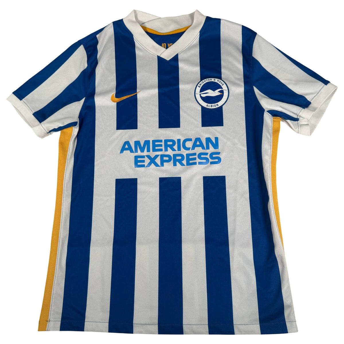 Brighton & Hove Albion 2021/2022 Home Football Shirt Large