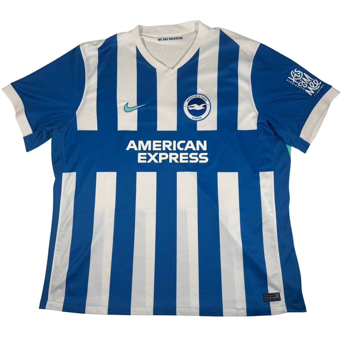 Front of Brighton & Hove Albion 2025/2026 home football shirt, size 3XL