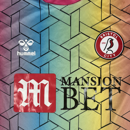 Bristol City 2020/2021 Goalkeeper Football Shirt Medium — front close-up