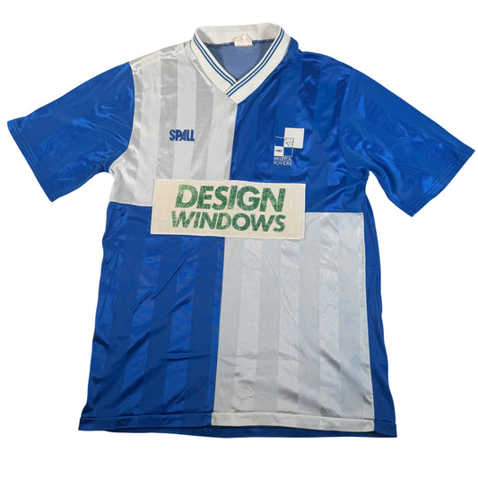 Front of Bristol Rovers 1989/1990 home football shirt, size Medium