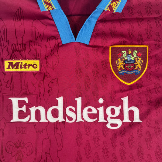Burnley 1995/1996 Home Football Shirt Large – Football Shirt Kingdom