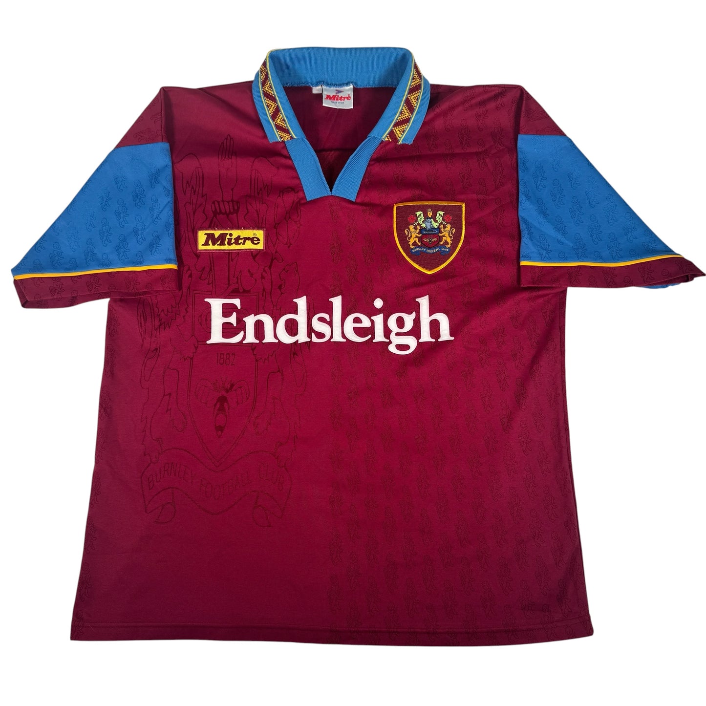 Burnley 1995/1996 Home Football Shirt Large – Football Shirt Kingdom