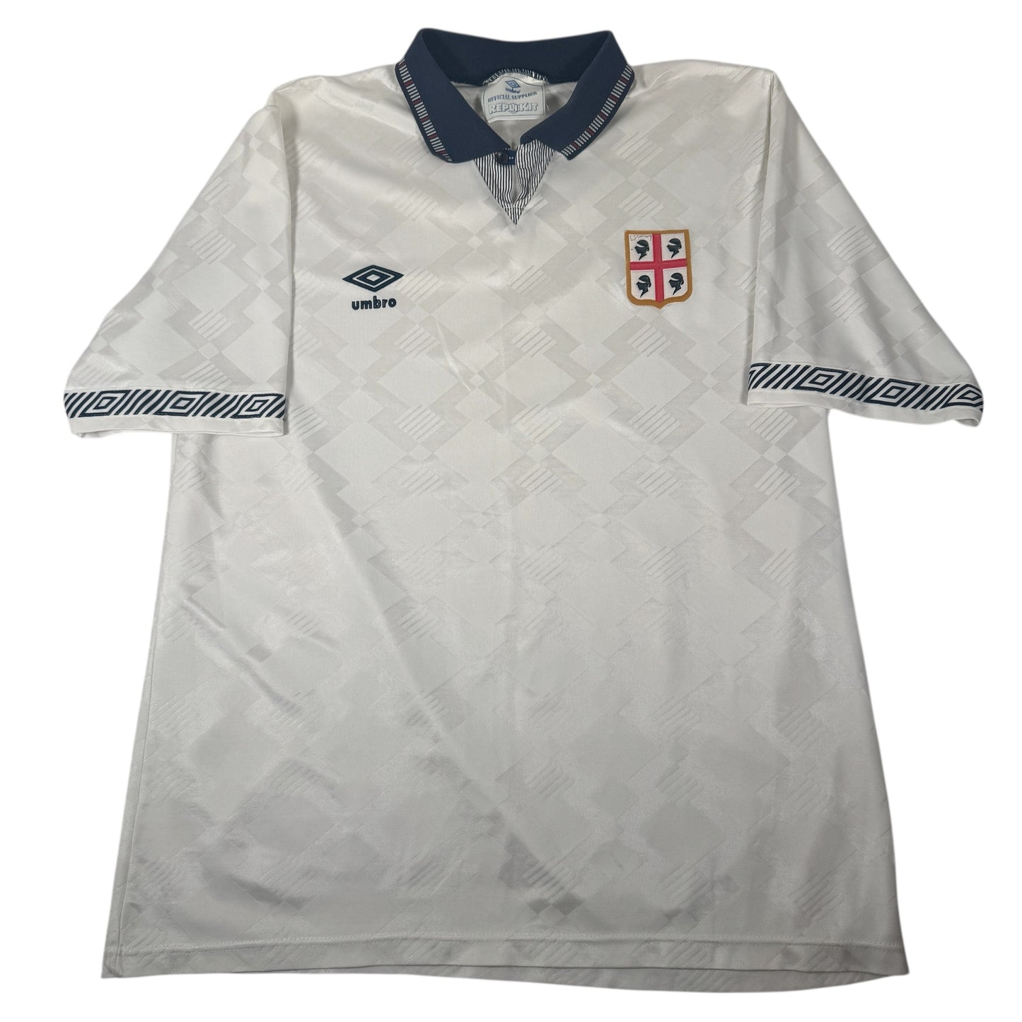 Cagliari Calcio 1990/1991/1992 Away Football Shirt XL – Football Shirt Kingdom
