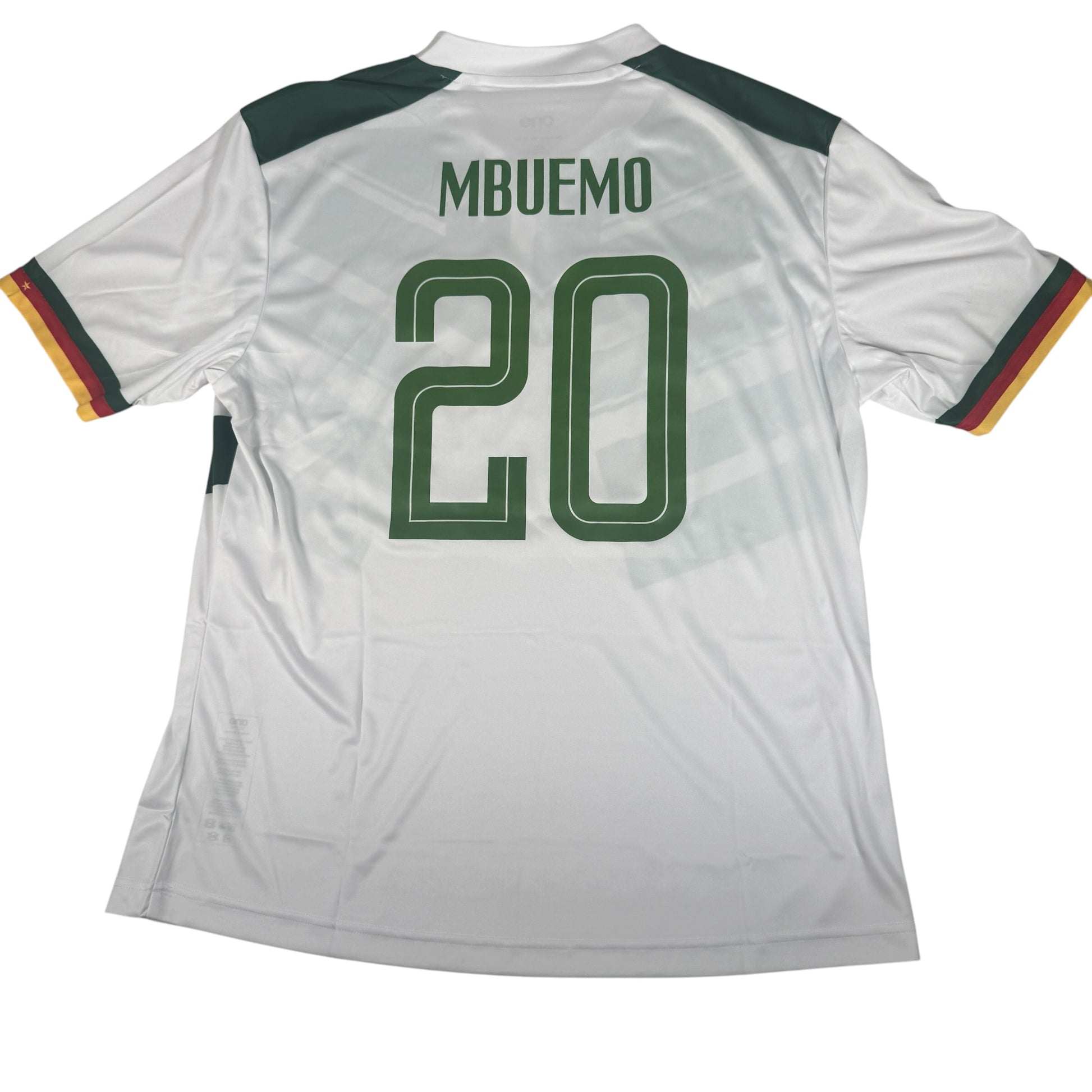 MBUEMO 20 Cameroon 2022/2023/2024 Away Football Shirt 2XL – Football Shirt Kingdom