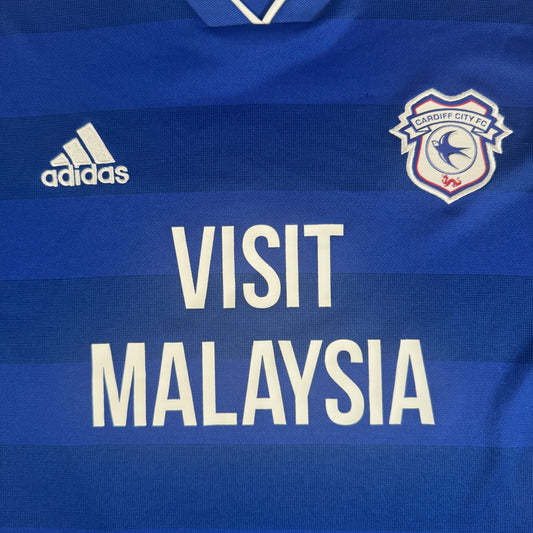 Cardiff City 2018/2019 Home Football Shirt Large