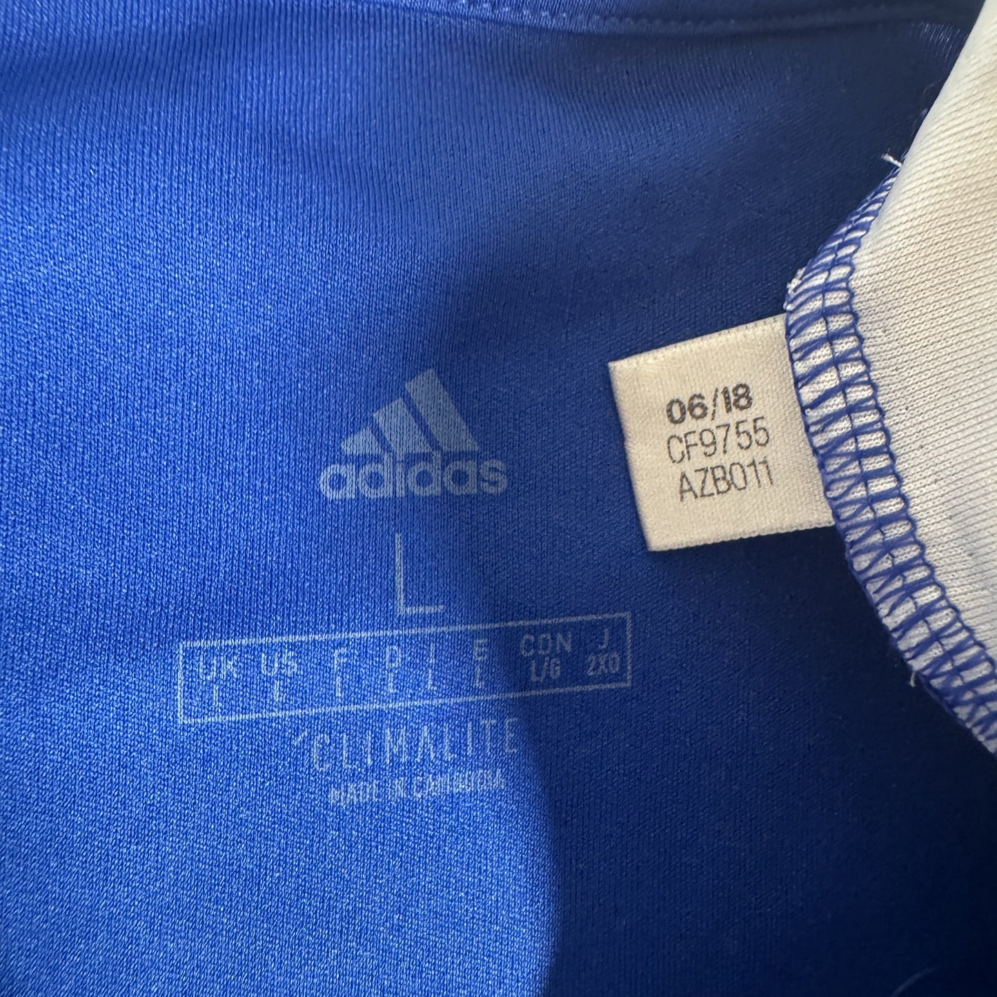 Cardiff City 2018/2019 Home Football Shirt Large