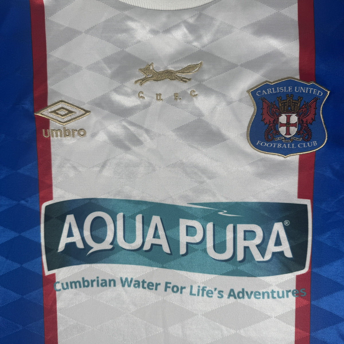 Carlisle United 2024/2025 Home Football Shirt Large