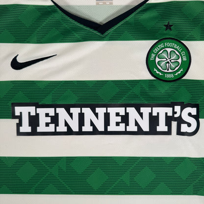 Celtic 2010/2011/2012 Home Long Sleeve Football Shirt 2XL — front close-up