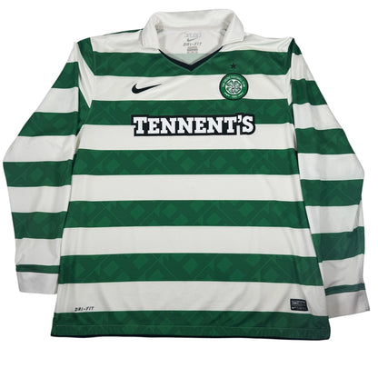 Celtic 2010/2011/2012 Home Long Sleeve Football Shirt 2XL — full front view