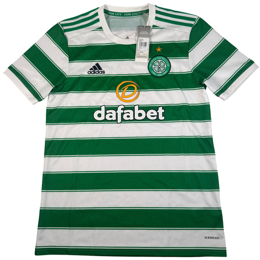 Front of Celtic 2021/2022 home football shirt, size Medium