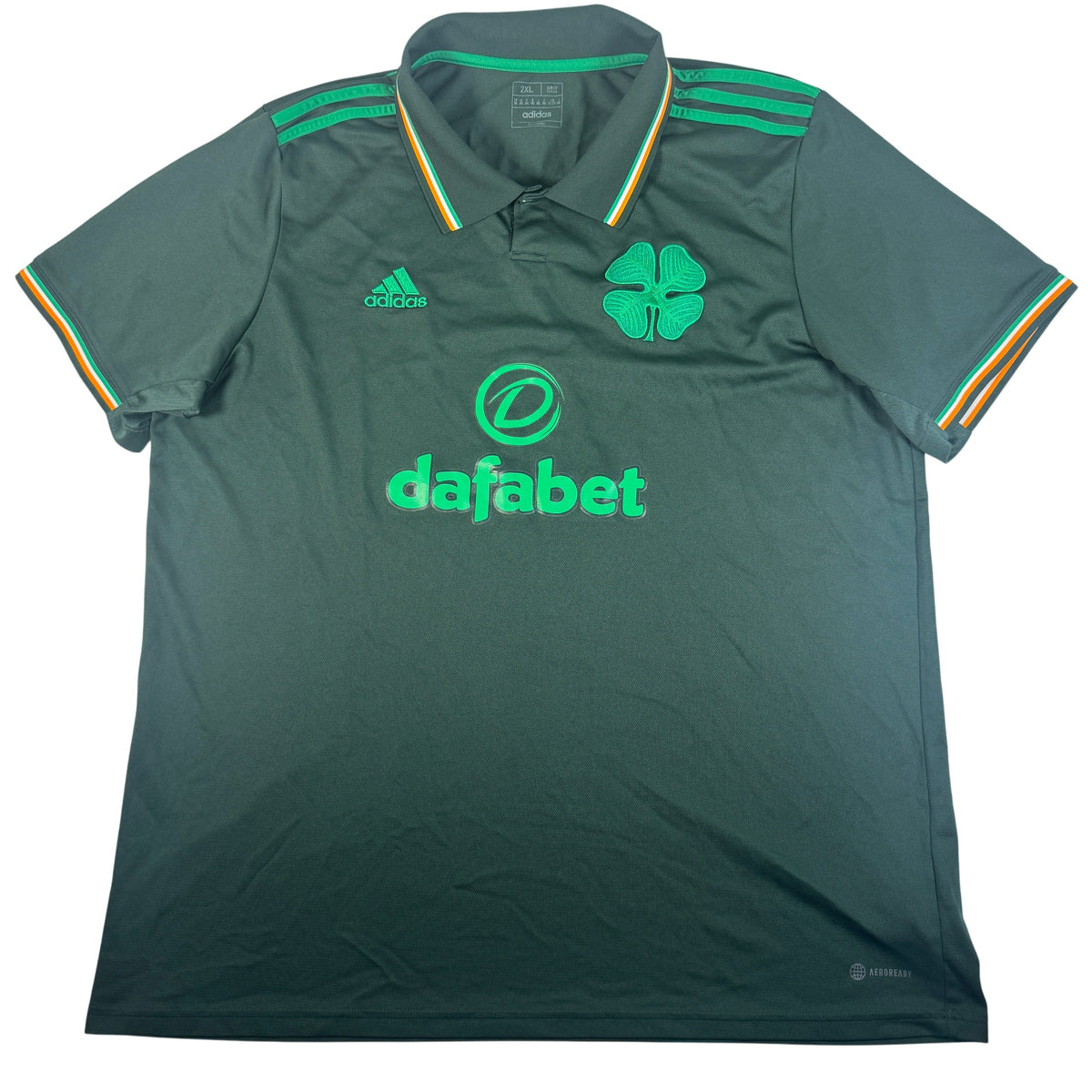 Front of Celtic 2022/2023 fourth football shirt, size XXL