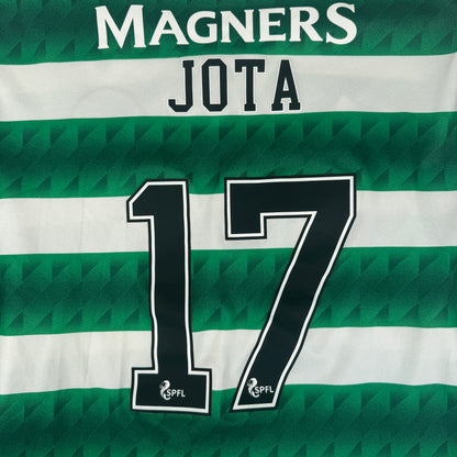 JOTA 17 Celtic 2022/2023 Home Long Sleeve Football Shirt 2XL — back close-up