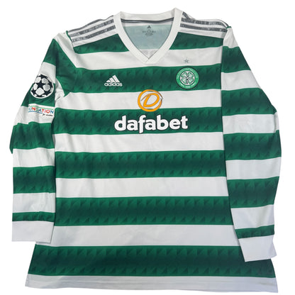 JOTA 17 Celtic 2022/2023 Home Long Sleeve Football Shirt 2XL — full front view