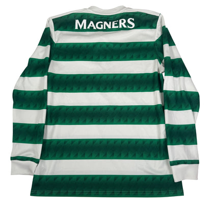 Celtic 2022/2023 Home Long Sleeve Football Shirt Large — full back view
