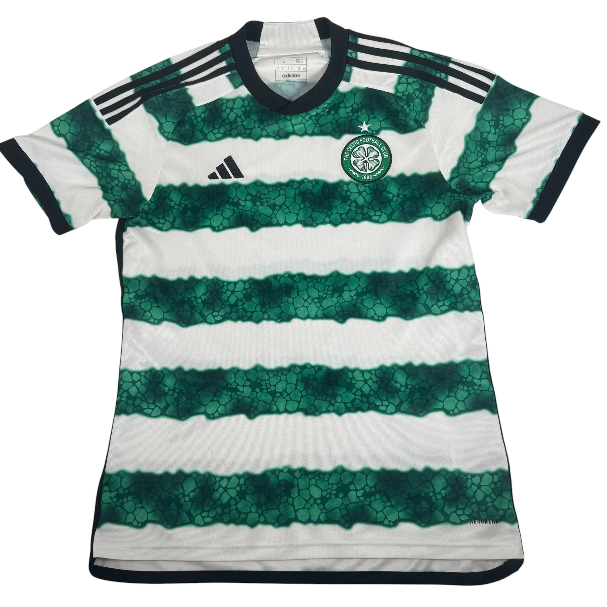 Celtic 2023/2024 Home Sponsorless Football Shirt Large – Football Shirt Kingdom