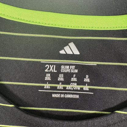 Size label inside Celtic 2025/2026 away football shirt, size XXL