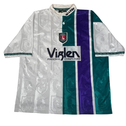 Charlton Athletic 1996/1997/1998 Away Football Shirt XL — full front view