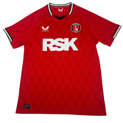 Charlton Athletic 2022/2023 Home Football Shirt Large — full front view