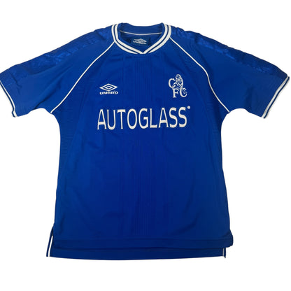 Chelsea 1999/2000/2001 Home Football Shirt Youths — full front view