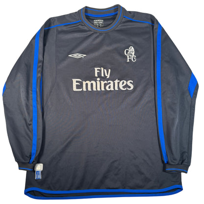 Front of Chelsea 2002/2003/2004 away football shirt, size XXL