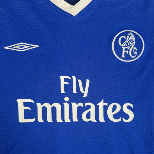 Chelsea 2003/2004/2005 Home Long Sleeve Football Shirt XL