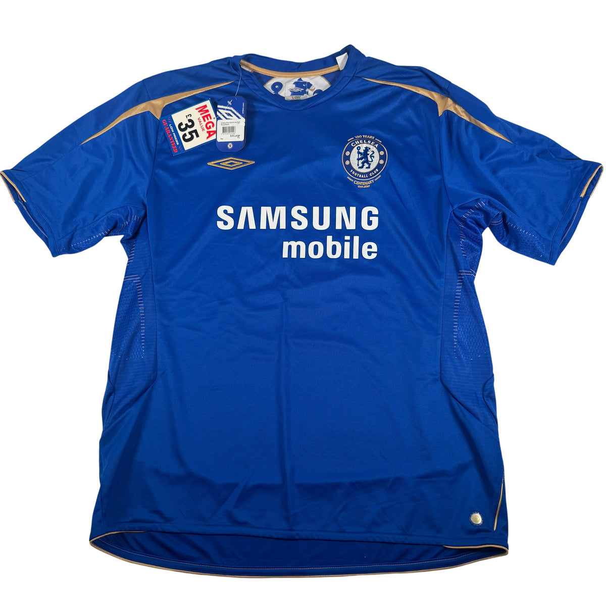 Front of Chelsea 2005/2006 home football shirt, size XXL