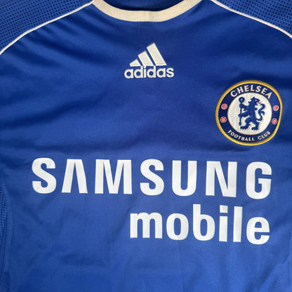 Size label inside Chelsea 2006/2007/2008 home football shirt, size Medium