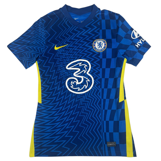 Chelsea 2021/2022 Home Football Shirt Small — full front view