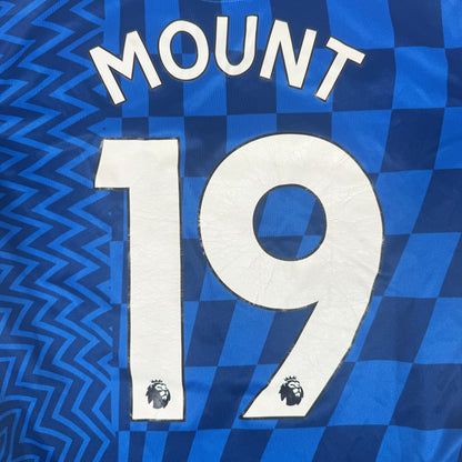 MOUNT 19 Chelsea 2021/2022 Home Football Shirt Small — back close-up
