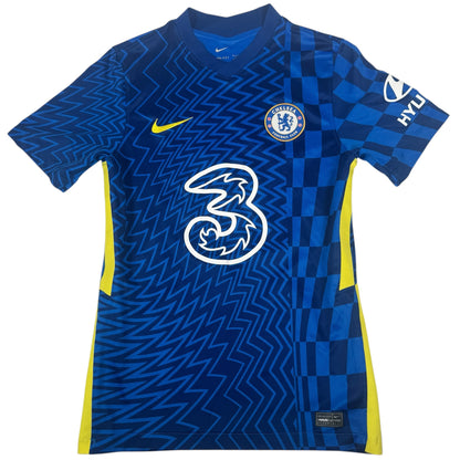 MOUNT 19 Chelsea 2021/2022 Home Football Shirt Small — full front view
